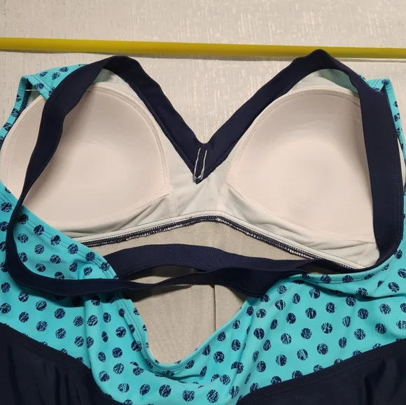 SHORE CLUB SIZE 22 WOMEN'S BLUE SWIM - Picture 7 of 9